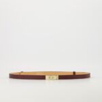 Garcia Leather Belt - Bordeaux
