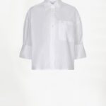 Gabe woven plain shirt - white