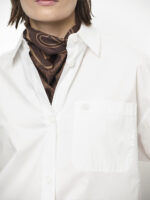 Gabe woven plain shirt - white - Afbeelding 2