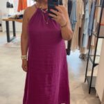 Fleur Halter Dress - Cyclaam