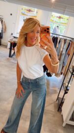 Studs Top - White - Afbeelding 2