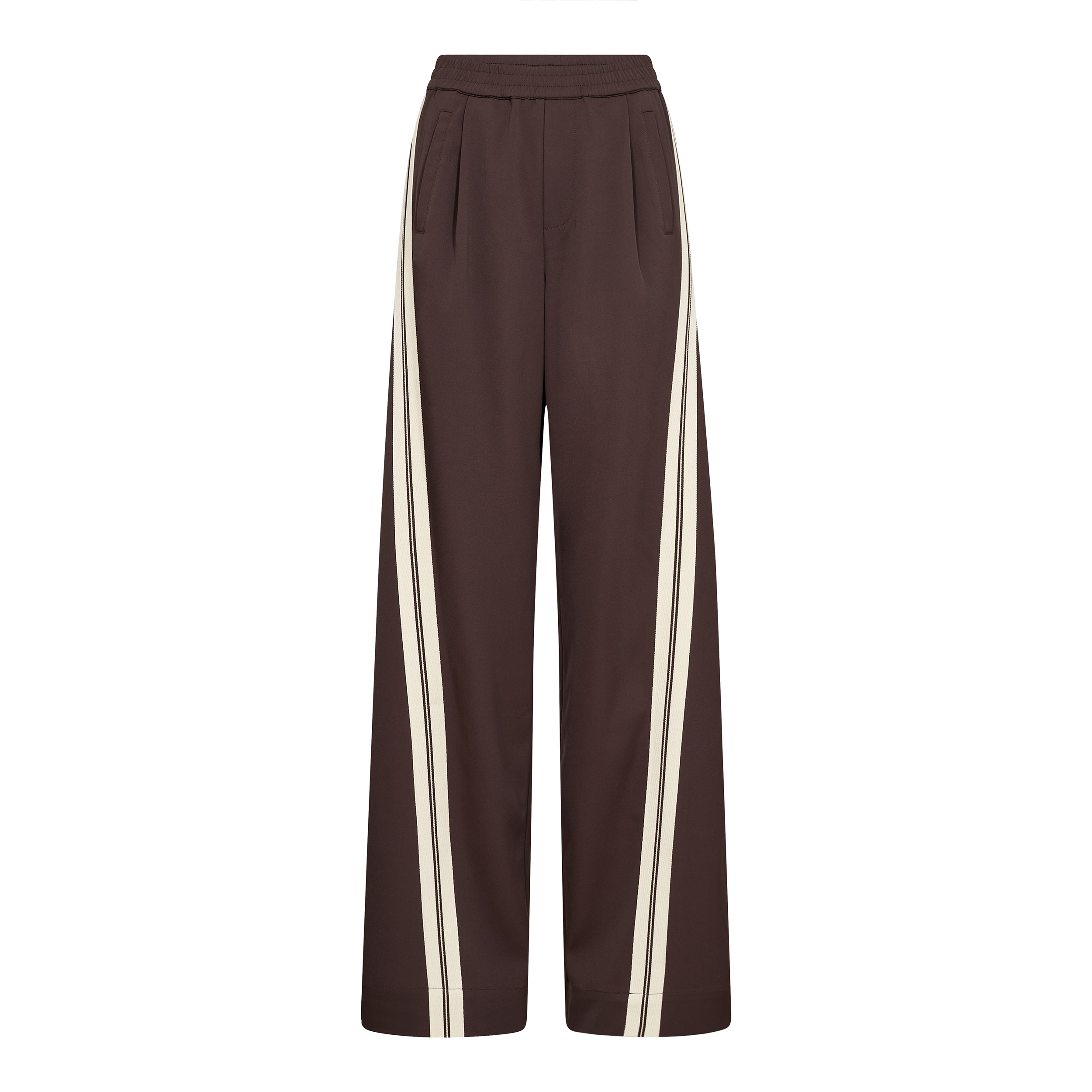 500083-AliniCC-Double-Panel-Pant-brun-11.tif AliniCC Double Panel Pant - Dark Brown - Afbeelding 1