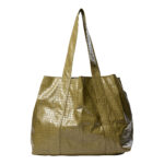 DebraCC Croco Shopper Bag  - Fern Green