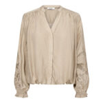 DelinCC Balloon Emb Shirt - Mink