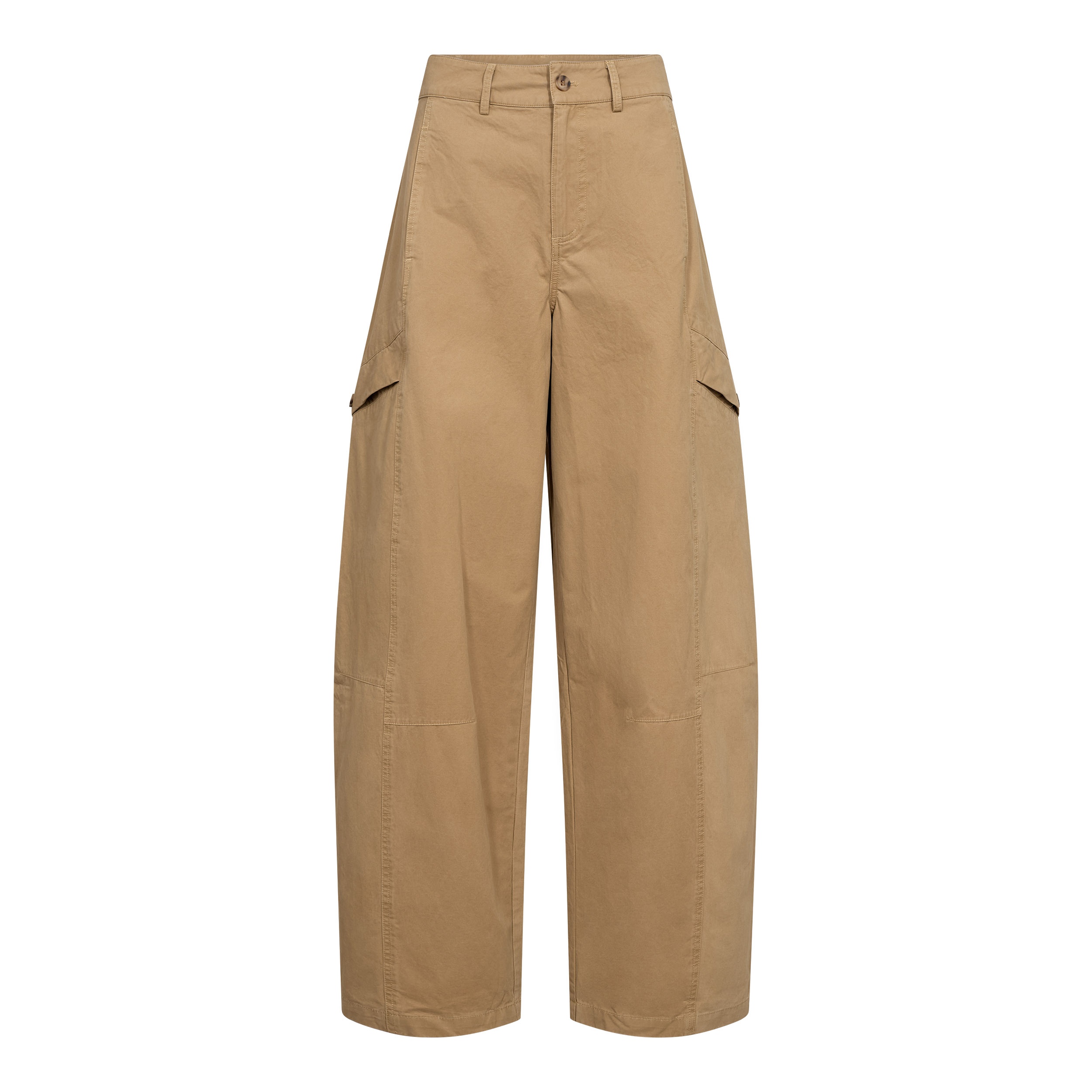 500421-EvelynCC-Barrel-Pant-20012-11 - Packshot EvelynCC Barrel Pant - Sand - Afbeelding 1