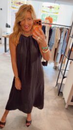Fleur Halter Dress - Dark Brown - Afbeelding 3