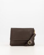 Perscara Leather Bag - Dark Brown