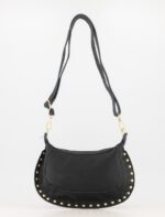 Monica Leather Bag - Black