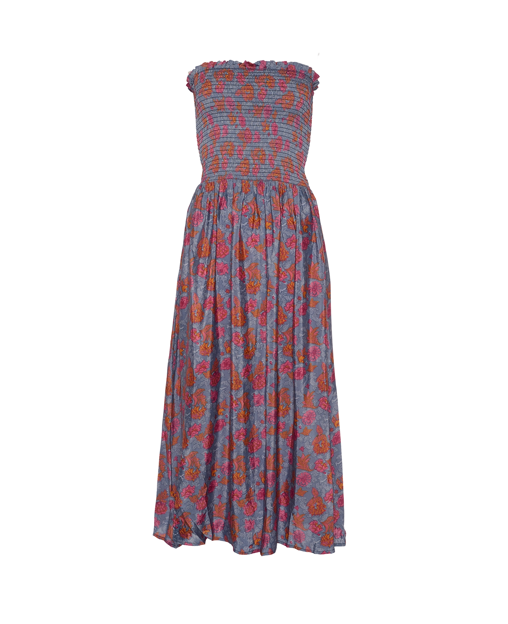 Jess Dress - No 453 Vintage Sari Sissel Edelbo - Jess Dress - 453 - Afbeelding 1