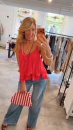 Clutch - Stripe Red - Afbeelding 2