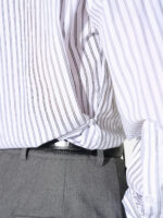Rix Blouse - White Black Stripe - Afbeelding 3