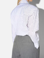 Rix Blouse - White Black Stripe - Afbeelding 2