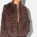 Reno Faux Fur Jacket - Brown