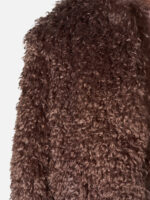 Reno Faux Fur Jacket - Brown - Afbeelding 2