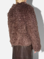 Reno Faux Fur Jacket - Brown - Afbeelding 3