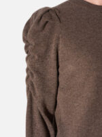 Mave Cashmere Puffsleeve - Brown - Afbeelding 2