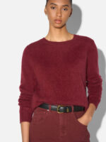 Eon Brushed Merino Pullover - Burgundy
