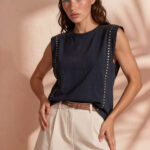 Studs Top - Black