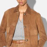 William Suede Jacket - Cognac