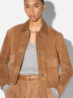 William Suede Jacket - Cognac
