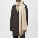 Gaze Wool Scarf - Sand - Afbeelding 4