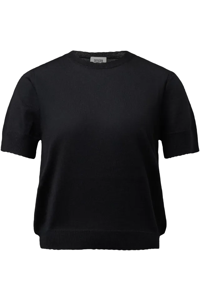 1211507-10_88_420003_88743_RONIJA_1000_07_960x960 Ronija Knit Tee - Black - Afbeelding 1
