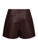 Elayne Faux Leather Skorts - Bordeaux - Afbeelding 2