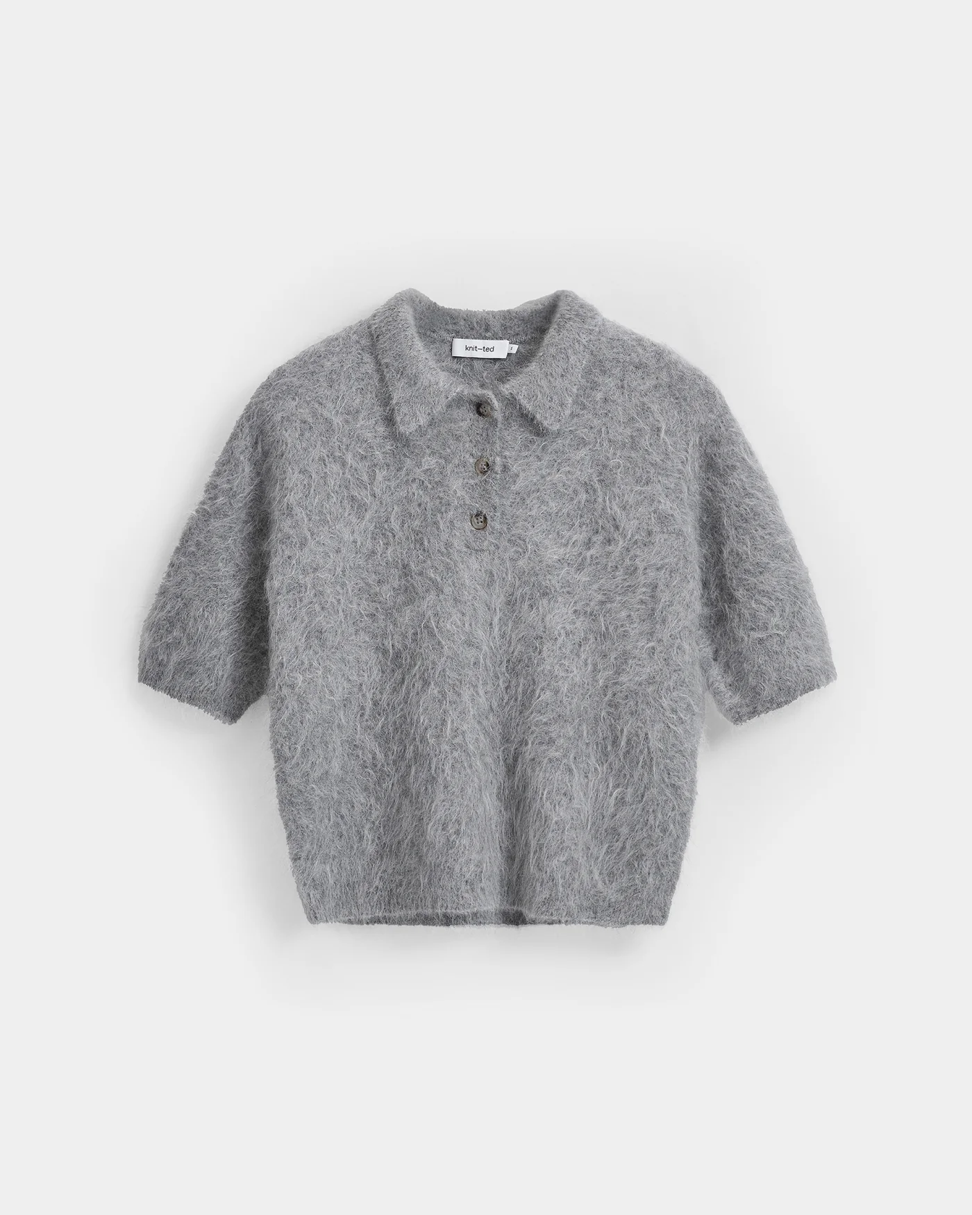 262P045_22_1000 Sherman Top - Mid Grey - Afbeelding 1