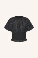 Mela Lurex Blouse - Silver - Afbeelding 2