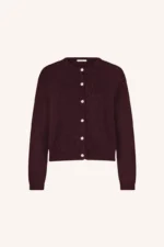 Cleo Cardigan - Deep Wine
