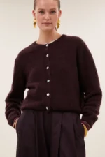 Cleo Cardigan - Deep Wine - Afbeelding 2