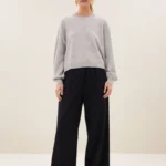 Sammie Round Neck Pullover - Grey Melee