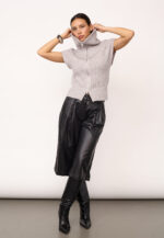 RowCC Zip Knit Vest - Grey Melange - Afbeelding 4