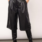GittCC Pleat Bermuda - Black