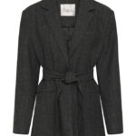 Layla Blazer - Dark Grey Melange