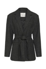 Layla Blazer - Dark Grey Melange