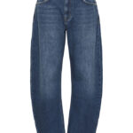 Remmie Barrel Jeans - Dark Blue Vintage Wash