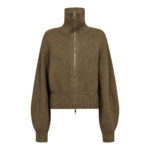 RowCC Zip Knit Cardigan - Army