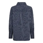 SomoCC Stripe Funnel Neck Shirt - Afbeelding 2