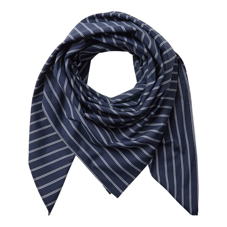500556-SomoCC-Stripe-Scarf-40007-11 – Packshot SomoCC-Stripe-Scarf - Navy - Afbeelding 1