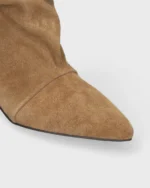 Bibi Lou - Drape Suede Booties 40 - Cuero Tan - Afbeelding 3