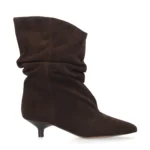 Bibi Lou - Drape Suede Booties 40 - Marron Brown