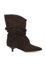 Bibi Lou - Drape Suede Booties 40 - Marron Brown