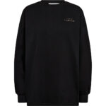 Crew Neck LS Tee - Black/Walnut