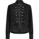 Denim Uniform Jacket - Grey