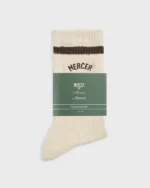 The Mercer Soft Socks - Off White