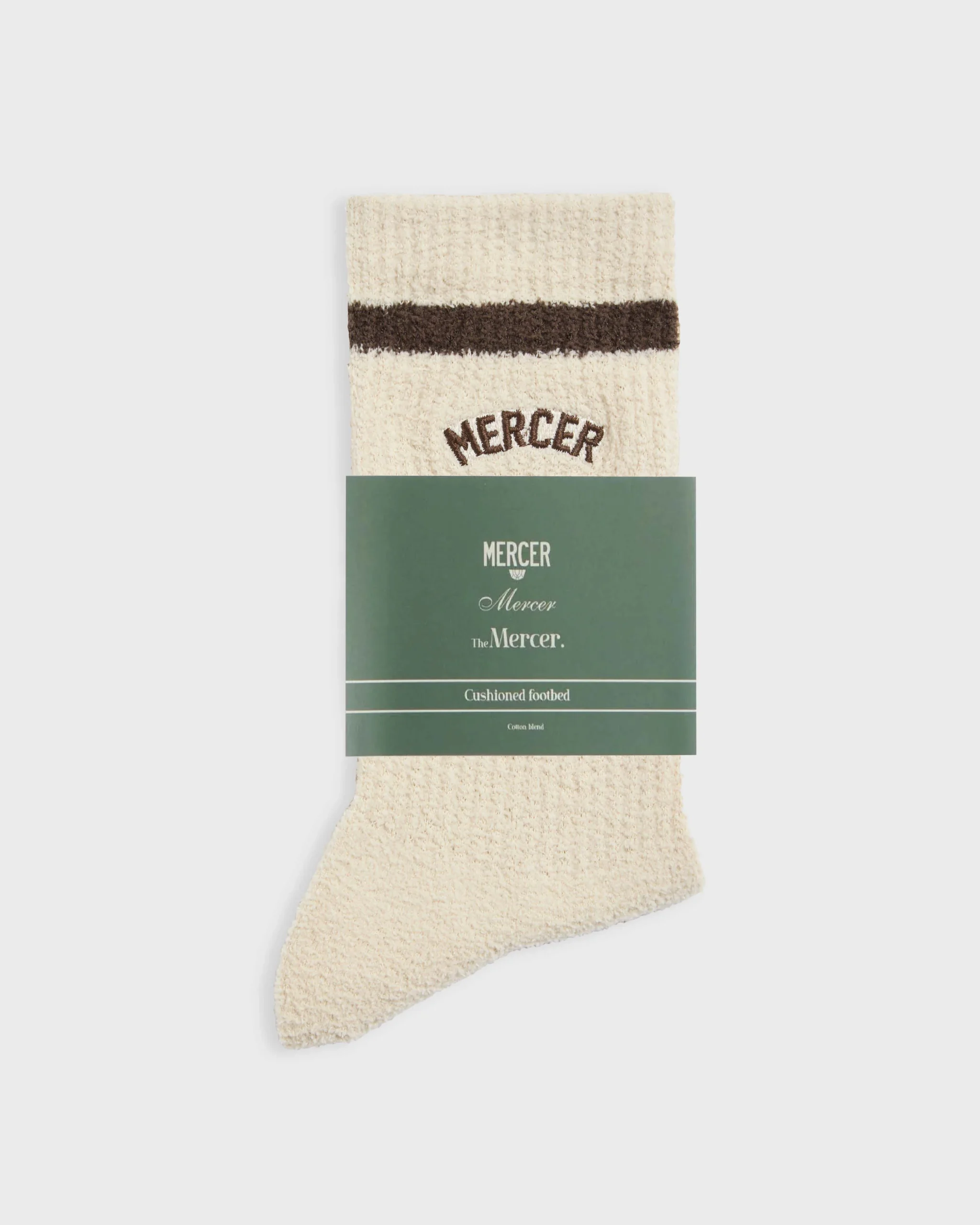 MEAC263005_102_2_woolsocks_offwhite.jpg The Mercer Soft Socks - Off White - Afbeelding 1