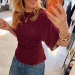 Miriel Drape Blouse - Plum