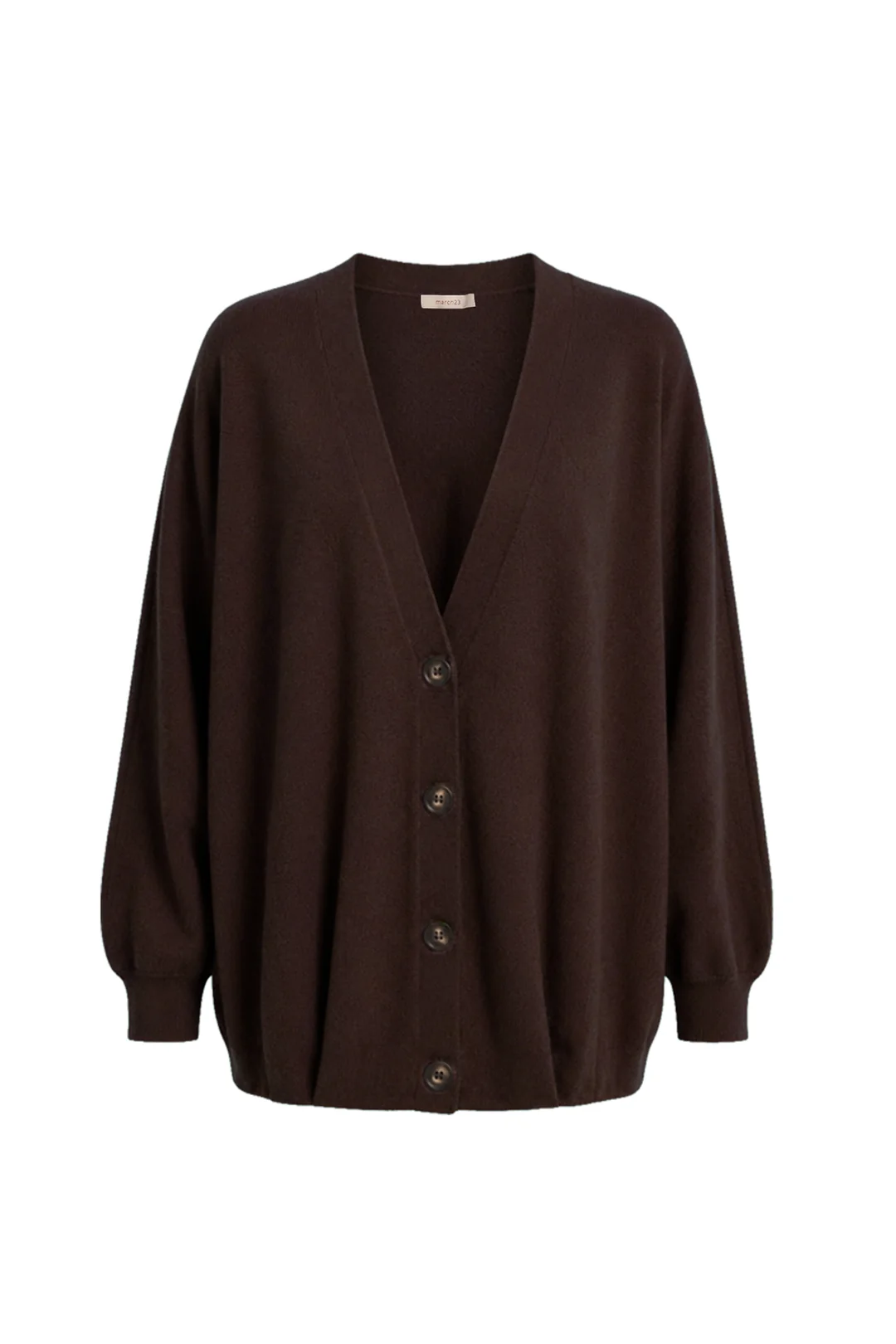 pull_arran_chocolat Arran Cardigan - Chocolate - Afbeelding 1