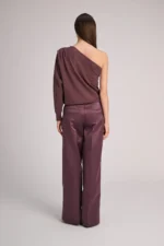 Milan One Shoulder Pull - Grape - Afbeelding 3